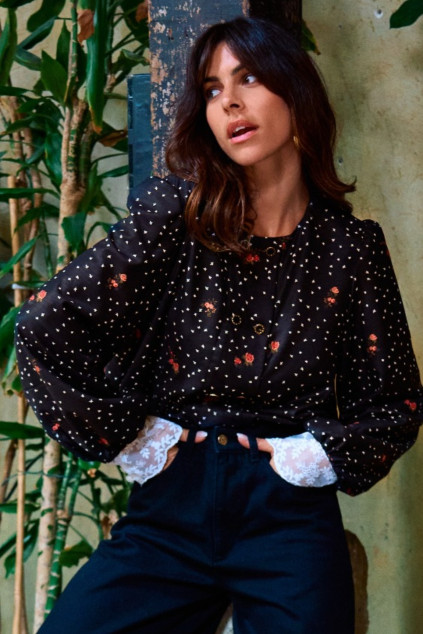 BLOUSE BANTONY INGRID BLACK
