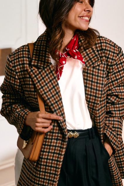MONIQUE PRELMEL COAT CAMEL