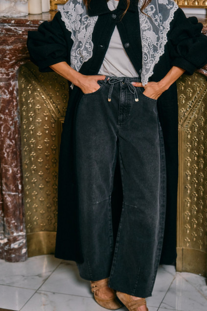 BLACK DENIM JEAN JUNON