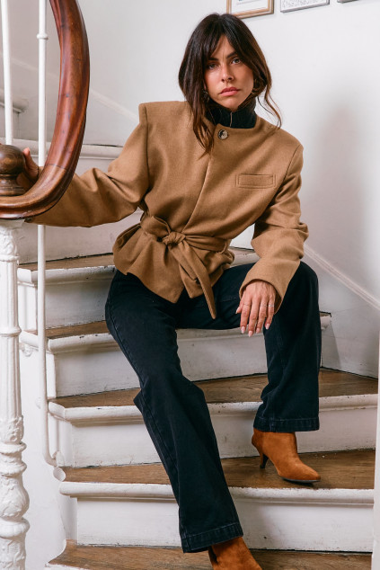 MAX WOOL JACKET CAMEL