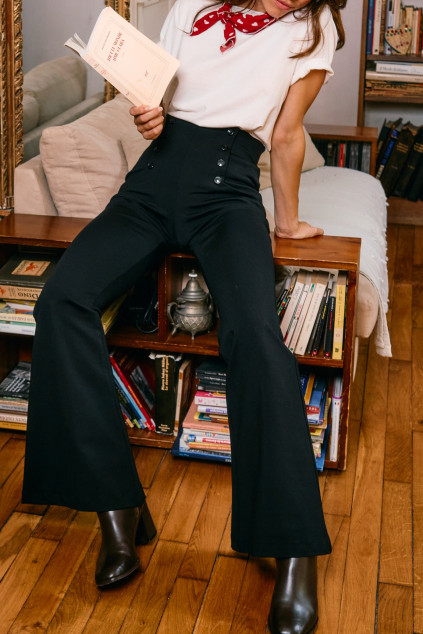 POBAR BLACK JERSEY PANTS