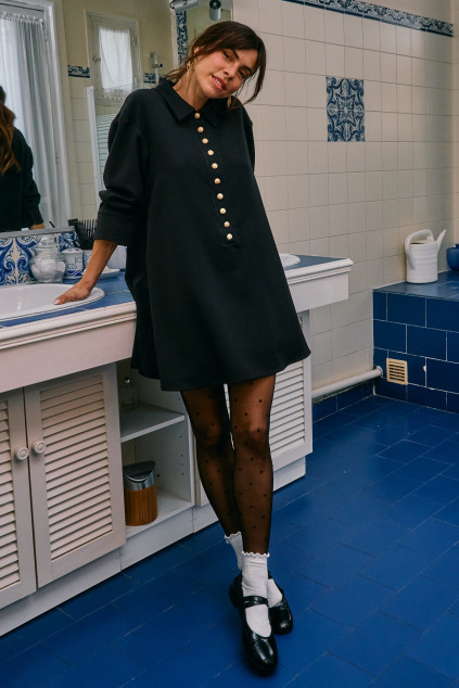 ROBE RODRIGUE MANOLAMA NOIR