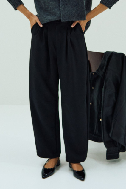 PANTALON PRESTON DOPPIO NOIR